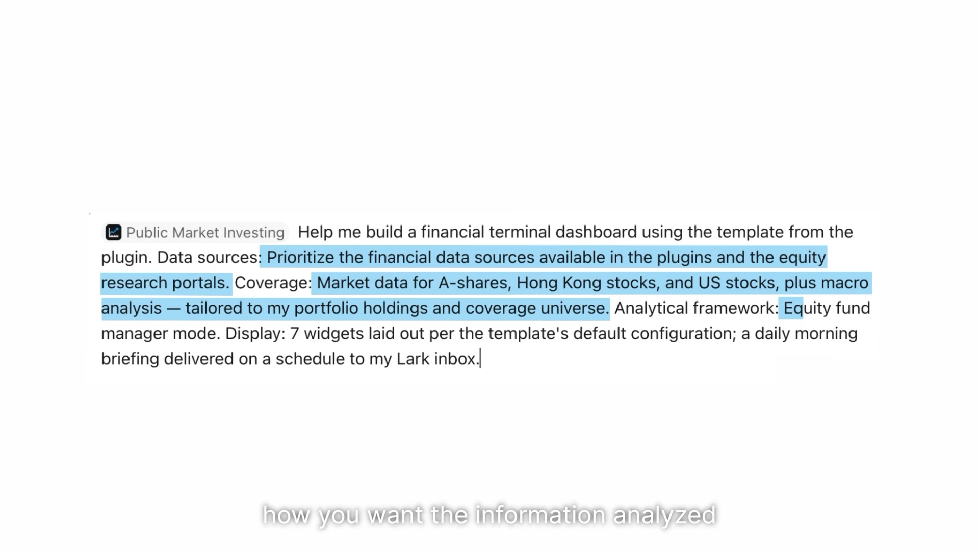 Kimi Work 投资者 Dashboard 的详细任务提示